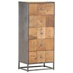 Massief Houten Ladekast - OP = OP - Vintage Stijl Koopje!, Huis en Inrichting, Minder dan 50 cm, Gebruikt, 5 laden of meer, 100 tot 150 cm