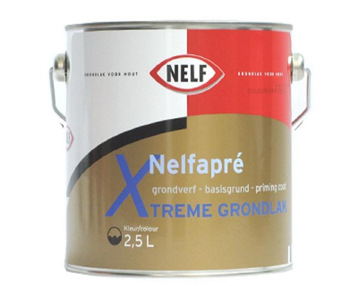 Nelf Nelfapre Xtreme Grondlak 2,5 Liter, Doe-het-zelf en Verbouw, Verf, Beits en Lak, Verzenden