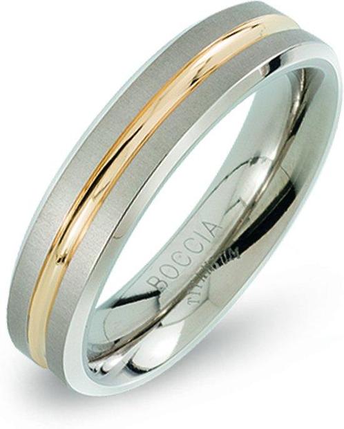 Boccia Titanium 0144.02 ring - Titanium - Zilver en, Sieraden, Tassen en Uiterlijk, Ringen, Verzenden