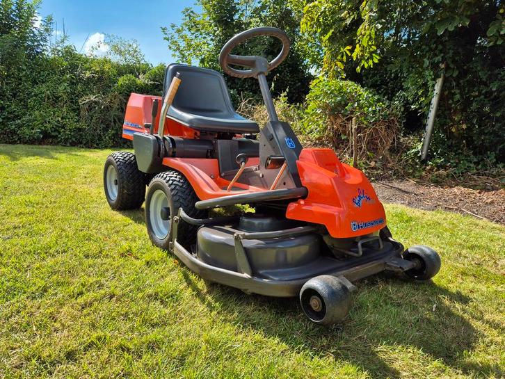 Husqvarna Rider 13 bioclip, hydrostaat,groot onderhoud gehad, Tuin en Terras, Zitmaaiers, Gebruikt, Elektrische starter, Mulchfunctie