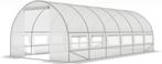 Folietunnel - kweekkas met ramen - 600 x 300 x 200 cm - wit, Ophalen of Verzenden, Nieuw