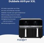 2dekans | Nexxt Digitale Dubbele Airfryer XXL -, Witgoed en Apparatuur, Frituurpannen, Ophalen of Verzenden, Zo goed als nieuw