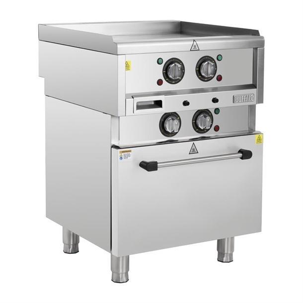 Hetelucht oven met bakplaat  b600 mm Buffalo, Zakelijke goederen, Horeca | Keukenapparatuur, Verzenden