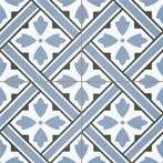 Vloertegel/Wandtegel Blauw 45x45cm (Muurtegels), Doe-het-zelf en Verbouw, Tegels, 40 tot 60 cm, 40 tot 60 cm, Keramiek, Nieuw