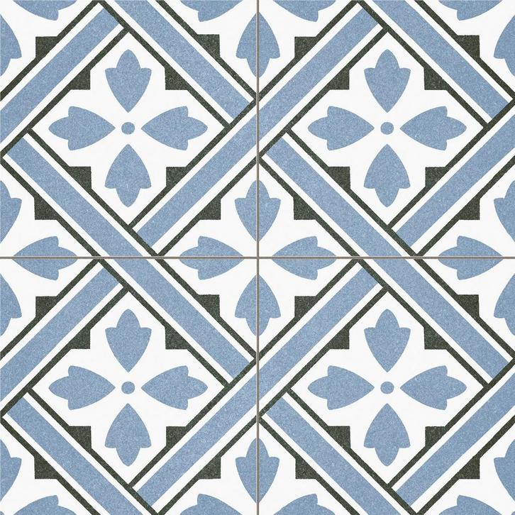 Vloertegel/Wandtegel Blauw 45x45cm (Muurtegels), Doe-het-zelf en Verbouw, Tegels, 40 tot 60 cm, 40 tot 60 cm, 10 m² of meer, Nieuw