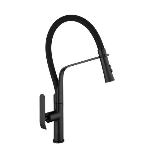 REA Flexibele keukenmengkraan - mat zwart - modern design..., Doe-het-zelf en Verbouw, Sanitair, Nieuw, Ophalen of Verzenden