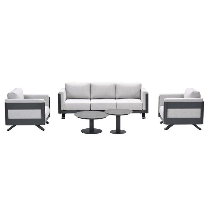 Garden Impressions Medellin loungeset 5-delig - valley sand, Tuin en Terras, Tuinsets en Loungesets, Verzenden