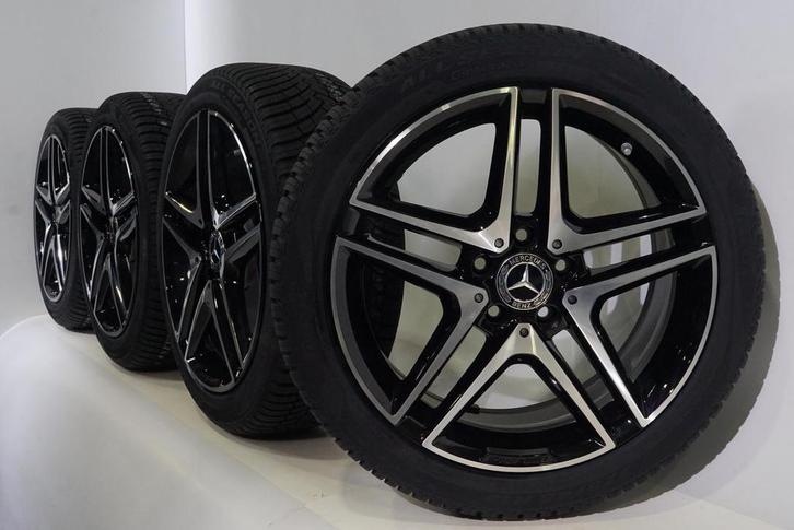 Mercedes A B CLA Klasse W176 W117 W246 18 inch velgen Pirell, Auto-onderdelen, Banden en Velgen, Velg(en), Gebruikt, 18 inch, Winterbanden