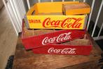 Krat - Hout - 4 Coca Cola kratjes, Antiek en Kunst