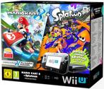 Wii U Console 32GB Zwart + Gamepad (Mario Kart 8 + Splato..., Spelcomputers en Games, Spelcomputers | Nintendo Wii U, Ophalen of Verzenden