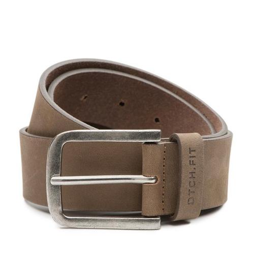 DTCH.FIT Taupe Nubuck Leren riem Jaxx - 4cm - Maat: 95 cm, Kleding | Heren, Riemen en Ceinturen, 95 tot 105 cm, Echt leder, Overige kleuren