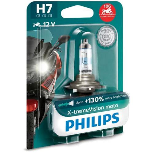 Philips H7 X-tremeVision Moto 55W 12V Motorkoplamp, Motoren, Tuning en Styling, Ophalen of Verzenden