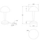 LED Tafellamp - Trion Candin - E14 Fitting - Warm Wit 3000K, Huis en Inrichting, Lampen | Tafellampen, Ophalen of Verzenden, Nieuw