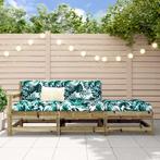 vidaXL 3-delige Loungeset met kussens geïmpregneerd, Verzenden, Nieuw, Loungeset