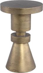 PTMD Bijzettafel Lox - Ø30 x 48 cm - Metaal - Goud, Ophalen of Verzenden, Nieuw