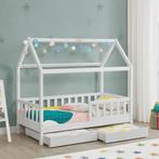 Kinderbed Marli - 80 x 160 cm - Wit - Incl. lades, Kinderen en Baby's, Kinderkamer | Bedden, Verzenden, Nieuw