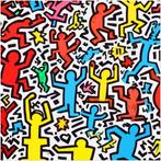 keith haring ode door Brigitte Pinedo poster | 50 x 50 cm, Verzamelen, Posters, Verzenden, Nieuw