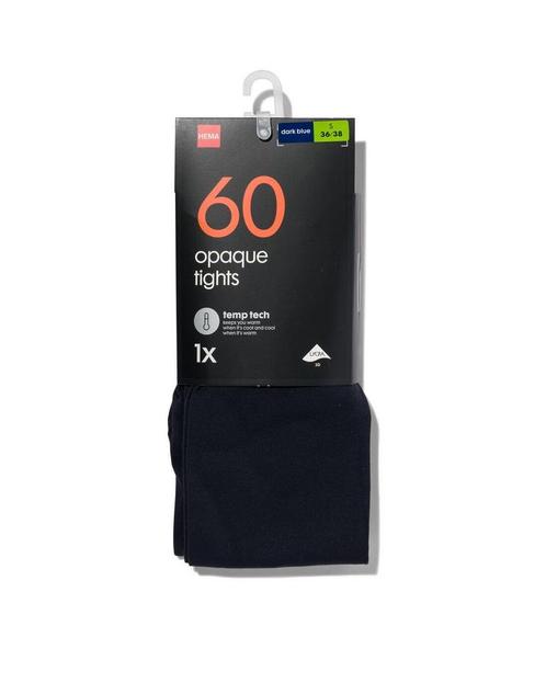 HEMA Temp tech panty 60denier donkerblauw, Kleding | Dames, Leggings, Maillots en Panty's, Nieuw, Verzenden