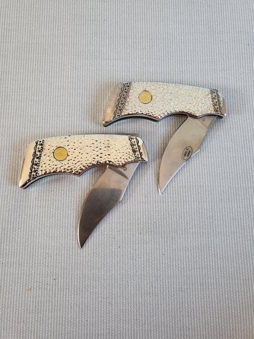 Lot de 2 Couteaux de Collection - Franklin Mint - White, Antiek en Kunst, Curiosa en Brocante