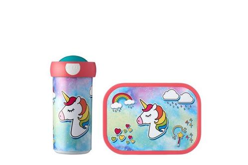 Mepal Lunchset Campus (schoolbeker en lunchbox) - Unicorn, Diversen, Schoolbenodigdheden, Nieuw, Verzenden