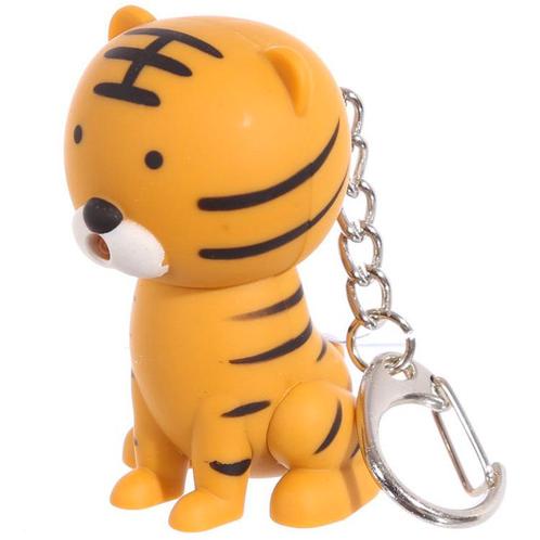 Sleutelhanger - Tijger Zoo Keypers - Led Lampje & Geluid - 5, Verzamelen, Sleutelhangers, Nieuw, Ophalen of Verzenden