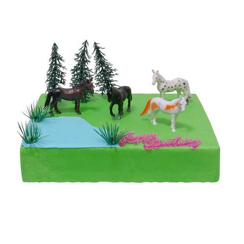 Paarden Taartset, Hobby en Vrije tijd, Taarten en Cupcakes maken, Nieuw, Verzenden