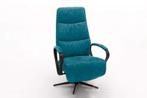 Relaxfauteuil Hitzum - relaxfauteuils - Blauw, Huis en Inrichting, Nieuw, Blauw, Stof