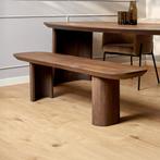 *WOONWINKEL* Starfurn Mare Walnoot Eetkamerbank 180 Cm, Huis en Inrichting, Verzenden, Nieuw