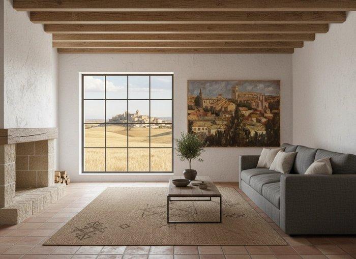 Rafael Terrés (1959) - Somewhere in Central Spain - XL, Antiek en Kunst, Kunst | Schilderijen | Klassiek