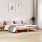 vidaXL Bedframe Wasbruin 180 x 200 cm Massief grenenhout, Huis en Inrichting, Slaapkamer | Bedden, Verzenden, Nieuw, Bruin, Hout
