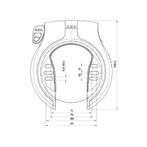 AXA Ringslot met extra beveiliging - zwart - ART-gecertif..., Ophalen of Verzenden, Nieuw