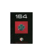 1990 ALFA ROMEO 164 QV BROCHURE NEDERLANDS, Boeken, Auto's | Folders en Tijdschriften, Nieuw, Alfa Romeo, Author
