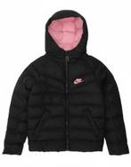 NIKE Girls Hooded Padded Jacket 8-9 Years Small Black, Kleding | Dames, Jassen | Winter, Verzenden, Nieuw