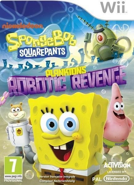 SpongeBob SquarePants: Planktons Robotic Revenge -, Spelcomputers en Games, Games | Nintendo Wii, 1 speler, Zo goed als nieuw