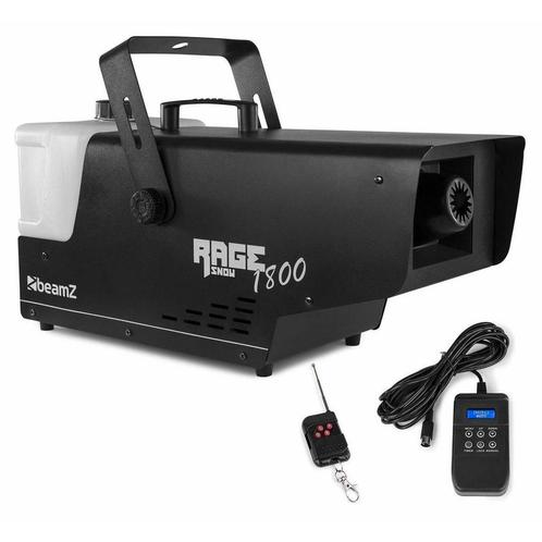 Retourdeal - BeamZ RAGE1800 sneeuwmachine met draadloze, Muziek en Instrumenten, Licht en Laser, Zo goed als nieuw, Verzenden
