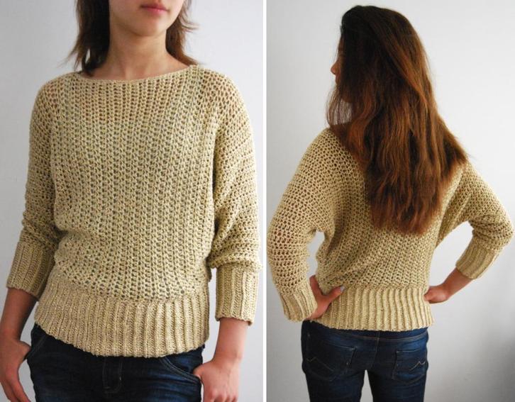 Haakpatroon byClaire Sparkle Trui, Hobby en Vrije tijd, Breien en Haken, Breien of Haken, Nieuw, Wol of Garen, Ophalen of Verzenden