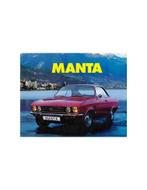 1972 OPEL MANTA BROCHURE NEDERLANDS, Nieuw, Opel, Author