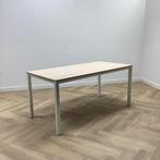 VEPA kantinetafel, (bxd) 160x80 cm, midden-eiken - wit, Ophalen of Verzenden, Gebruikt, Bureau