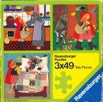 Vintage puzzel Roodkapje ( zie omschrijving ), Verzenden, Nieuw