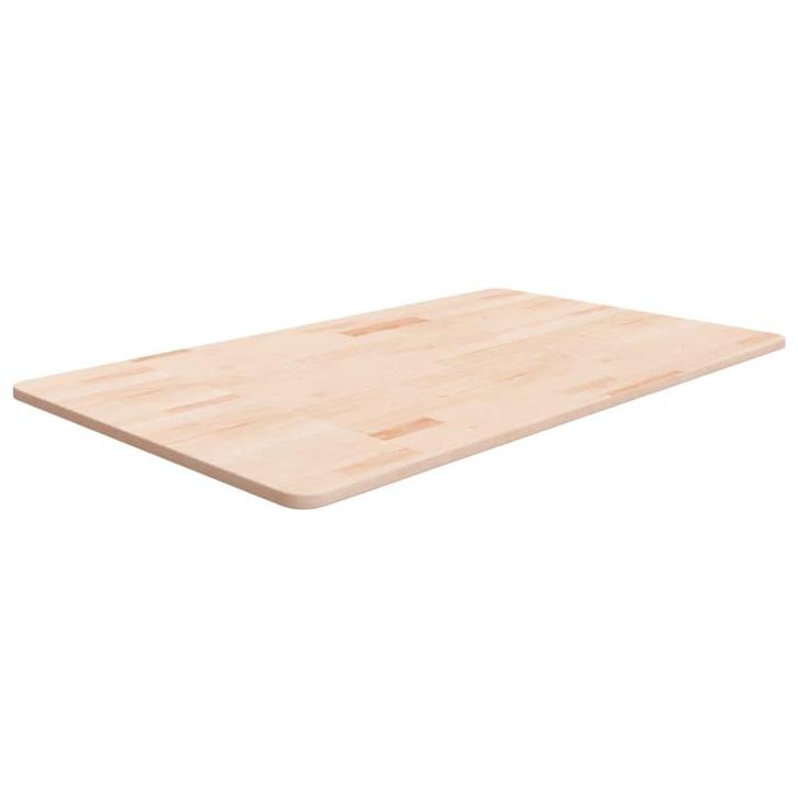 vidaXL Wastafelblad 100x60x1,5 cm onbehandeld massief, Huis en Inrichting, Keuken | Keukenelementen, Bruin, Nieuw, Verzenden