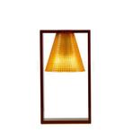 Kartell Light-Air Tafellamp, amber met reliø«f patroon, Huis en Inrichting, Lampen | Tafellampen, Verzenden, Nieuw