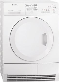 Aeg T51278ac Condensdroger 7kg, Witgoed en Apparatuur, Wasdrogers, Zo goed als nieuw, Voorlader, 85 tot 90 cm, Ophalen of Verzenden