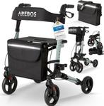 Arebos Lichtgewicht rollator van aluminium, 6-voudig in hoog, Caravans en Kamperen, Verzenden, Nieuw