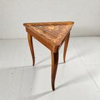 Bijzettafel - Italiaanse intarsia marqueterie ingelegde