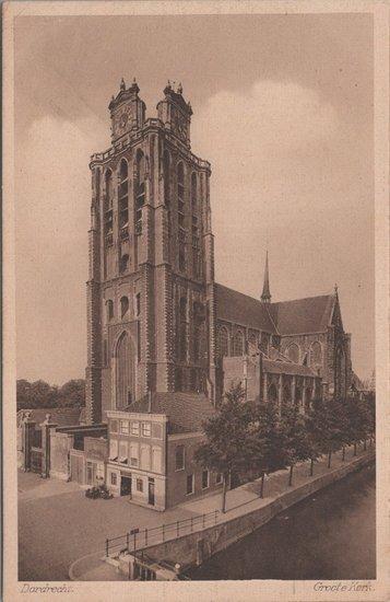 DORDRECHT Groote Kerk, Verzamelen, Ansichtkaarten | Nederland, Verzenden