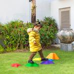 TRUUSK Rivierstenen Balansspel - Voor Kinderen - Antislip St, Tuin en Terras, Verzenden, Nieuw