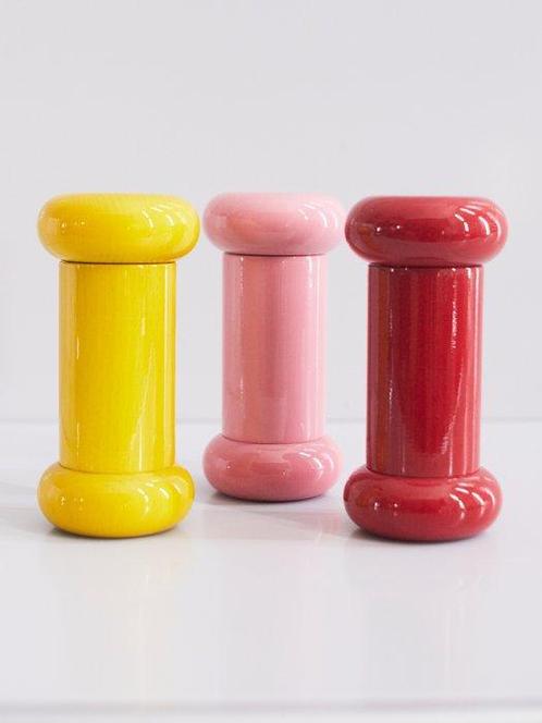 Alessi - Ettore Sottsass - Zout- en pepervaatjes - Twergi, Antiek en Kunst, Antiek | Meubels | Stoelen en Banken