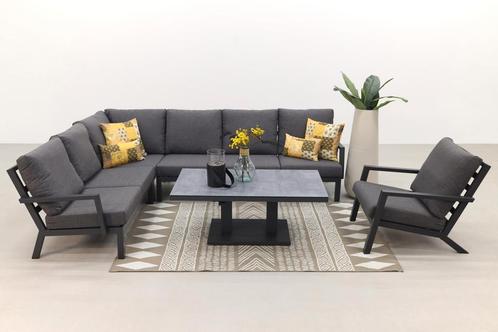 VDG Rockford/Atlanta aluminium loungeset antraciet -, Tuin en Terras, Tuinsets en Loungesets, Loungeset, Nieuw, Overige materialen