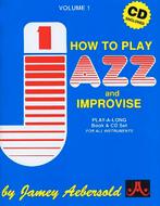 Jamey Aebersold Volume 1: How to Play Jazz and Improvise, Ophalen of Verzenden, Nieuw, Dwarsfluit of Piccolo