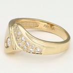 Ring - 18 karaat Geel goud Diamant (Natuurlijk) - Diamant, Sieraden, Tassen en Uiterlijk, Ringen, Nieuw